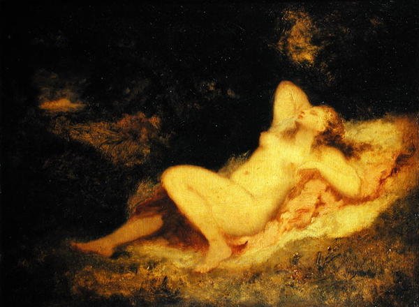 Ninfa Adormecida, c.1850-60 de Narcisse Virgile Diaz de la Peña