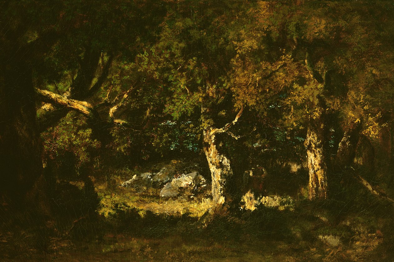 Bosque da floresta de Narcisse Virgile Diaz de la Peña