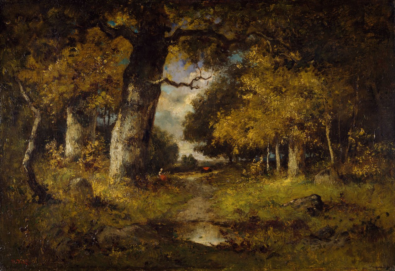 Cena da floresta, 1876. de Narcisse Virgile Diaz de la Peña