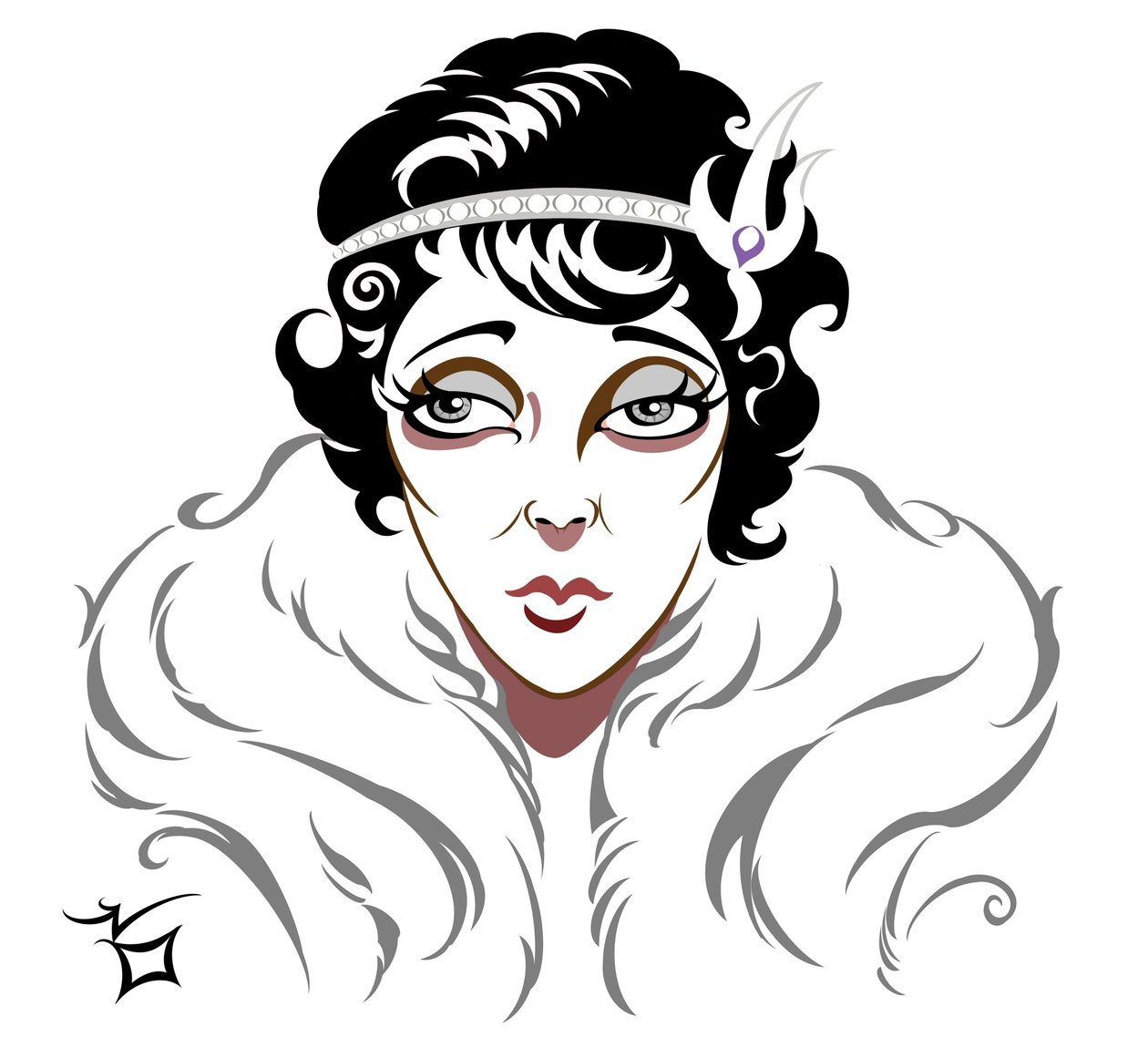 Flapper em pele, 2016 de Neale Osborne