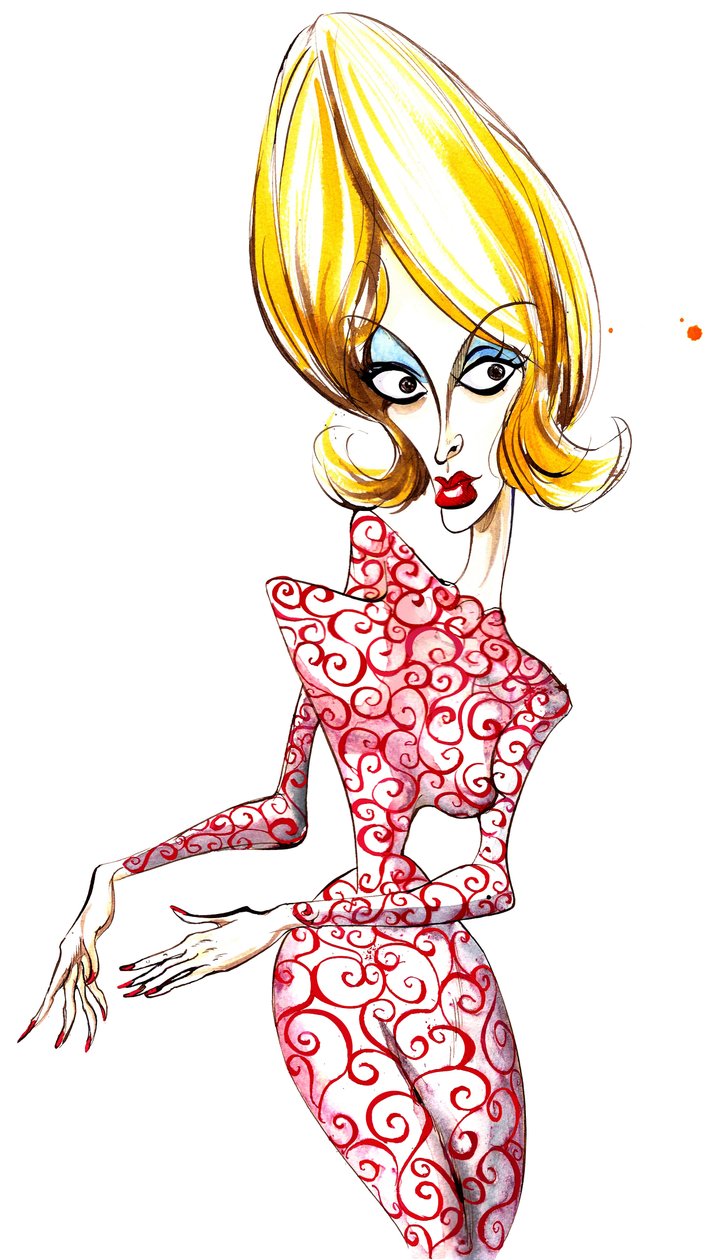 Martian Girl do filme de ficção científica de 1996 Mars Attacks! dirigido por Tim Burton de Neale Osborne