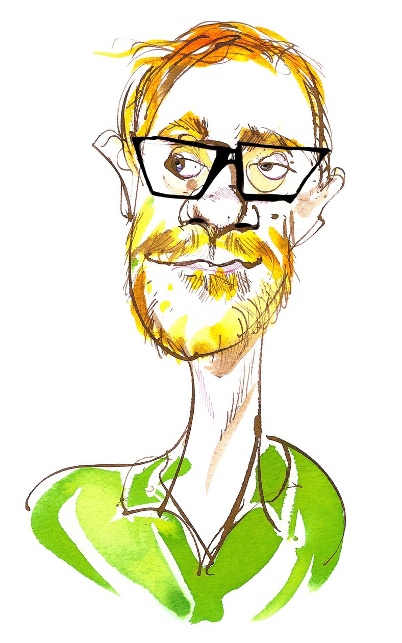 Stephen Merchant - comediante, escritor, diretor, ator e apresentador de rádio inglês, nascido em 1974 de Neale Osborne