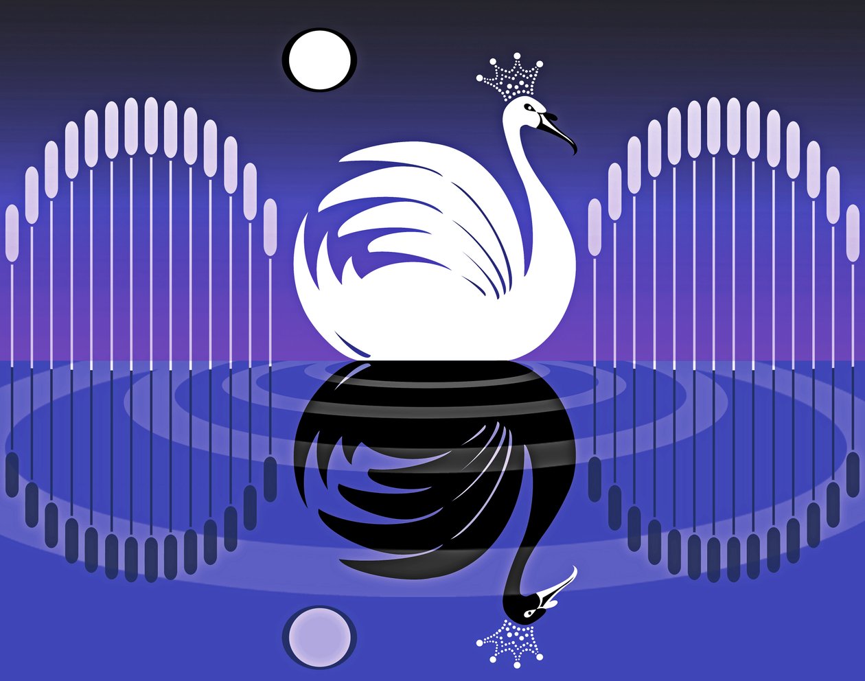 O Lago dos Cisnes II, 2019 de Neale Osborne