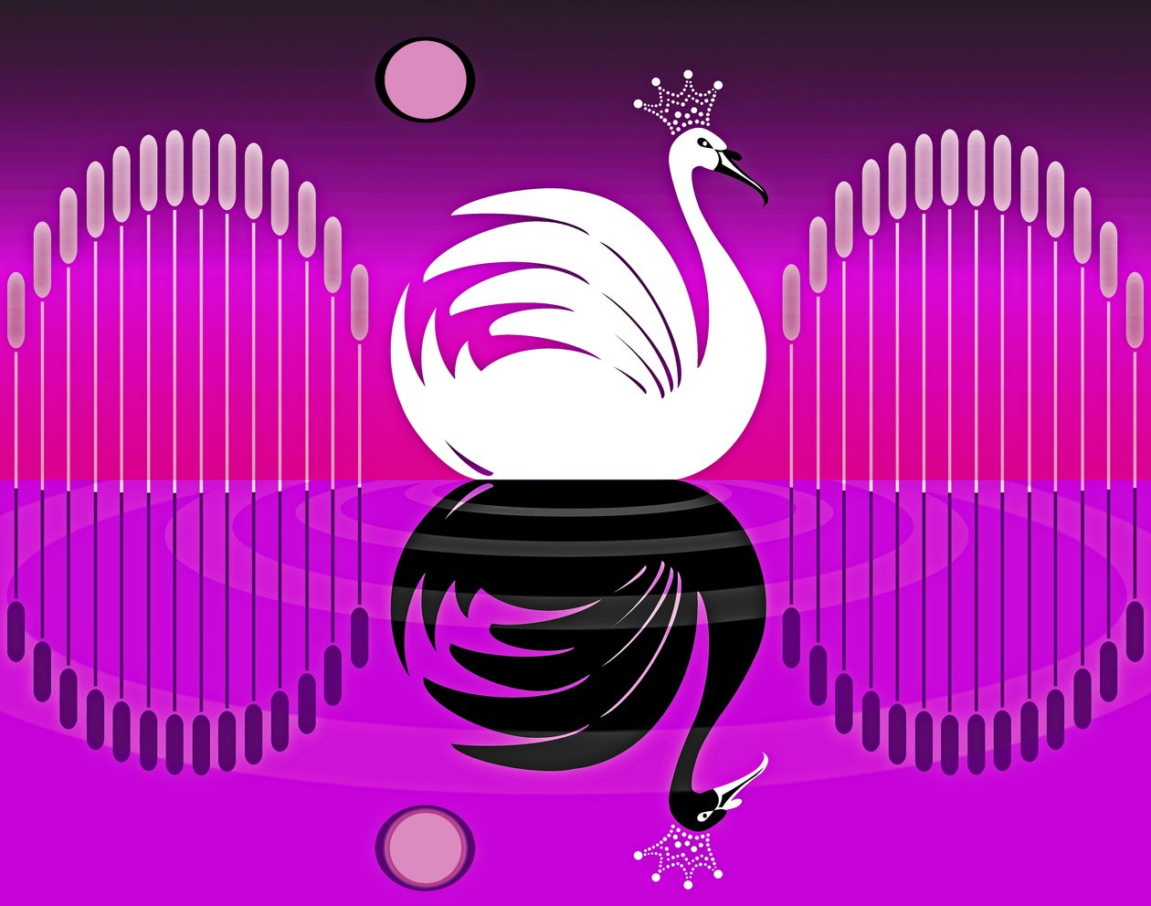 O Lago dos Cisnes III, 2019 de Neale Osborne