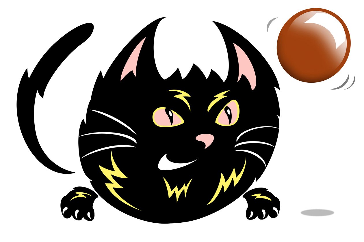 Zap Cat - caricatura de Neale Osborne