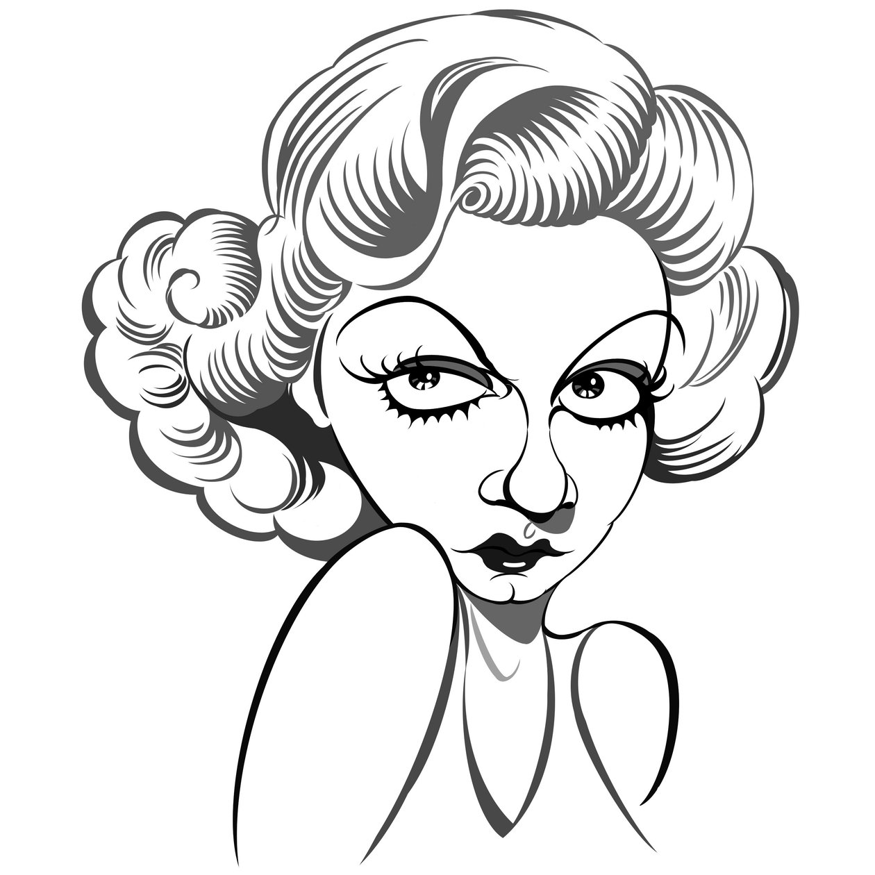 Jean Harlow, 2018 (digital) de Neale Osborne