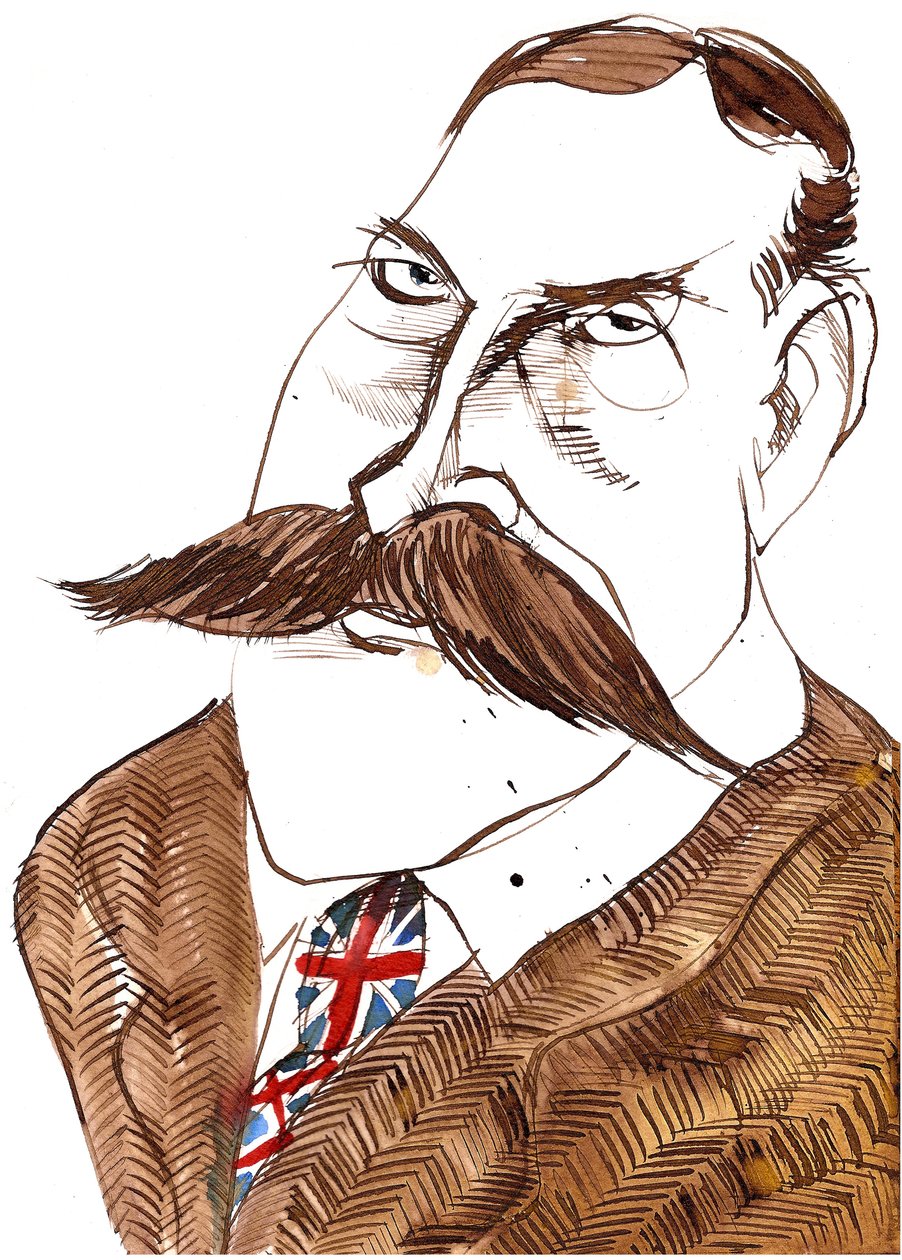 Sir Edward Elgar, 2022 (tinta) de Neale Osborne