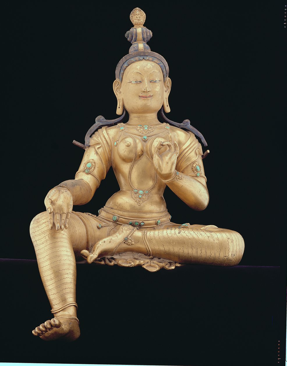 Tara! (bronze dourado) de Nepalese School