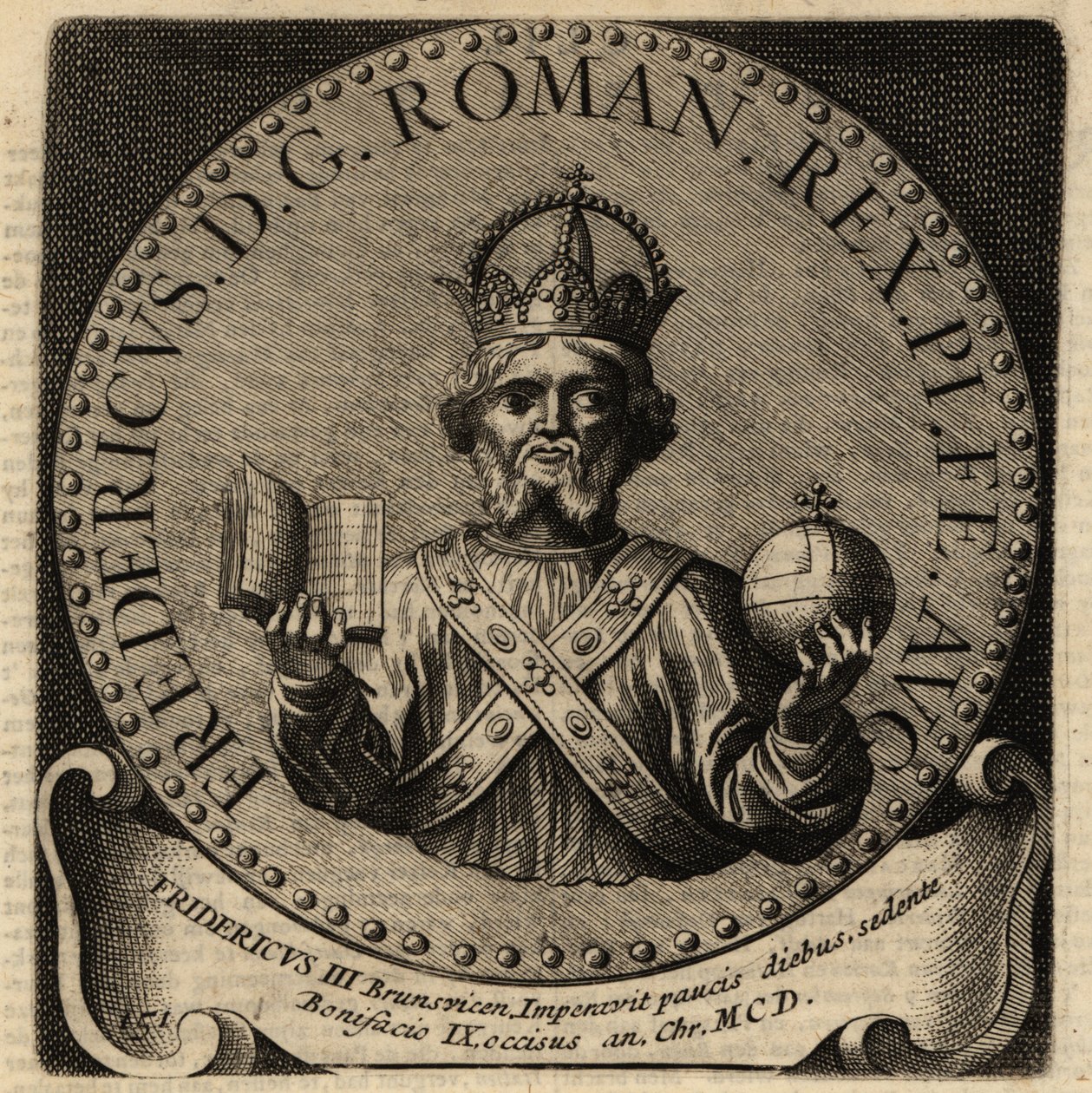 Santo Imperador Romano Frederico III. de Netherlandish School