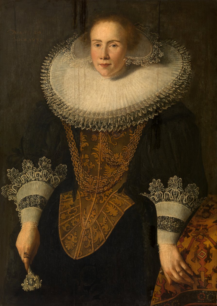 Retrato de uma mulher de Netherlandish School