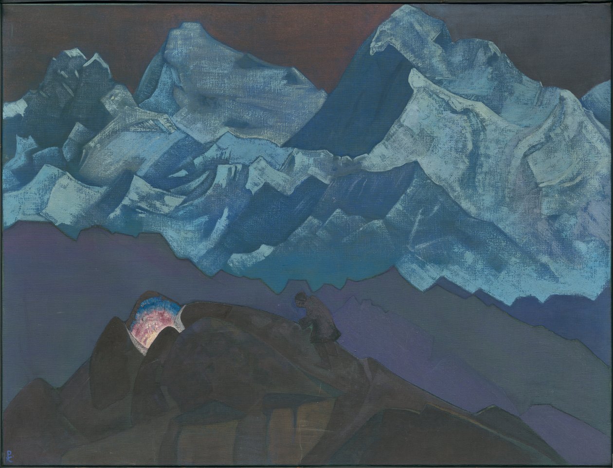 Flor de fogo. O país dele série, 1924 de Nicholas Roerich