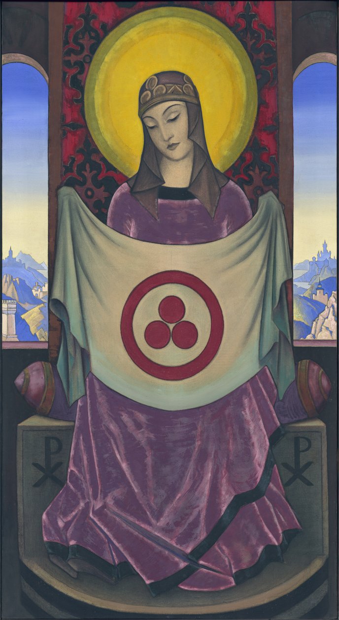 Madonna Oriflamma, 1932 de Nicholas Roerich