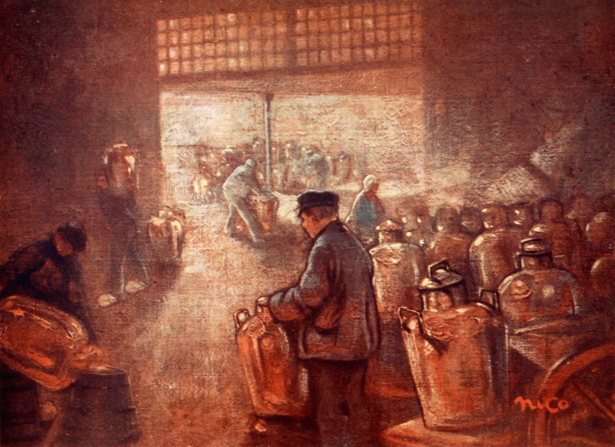 Uma leiteria, 1904 de Nico Jungman