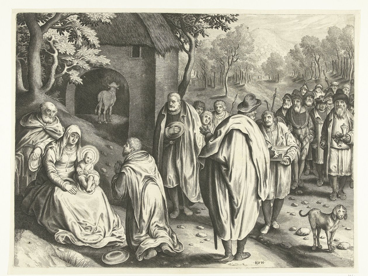 Adoração dos reis de Nicolaes de Bruyn
