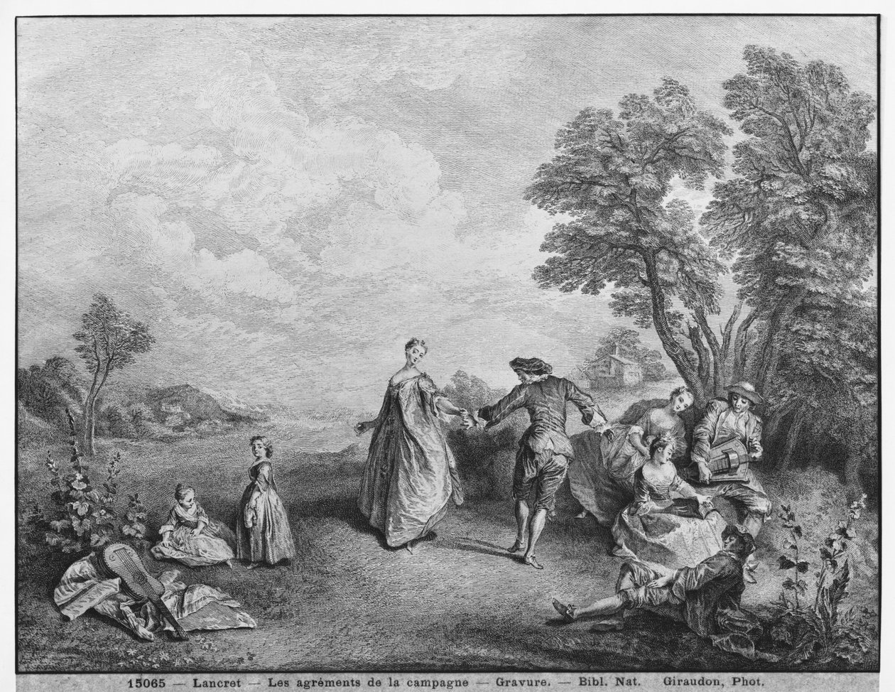 Os prazeres do campo de Nicolas Lancret