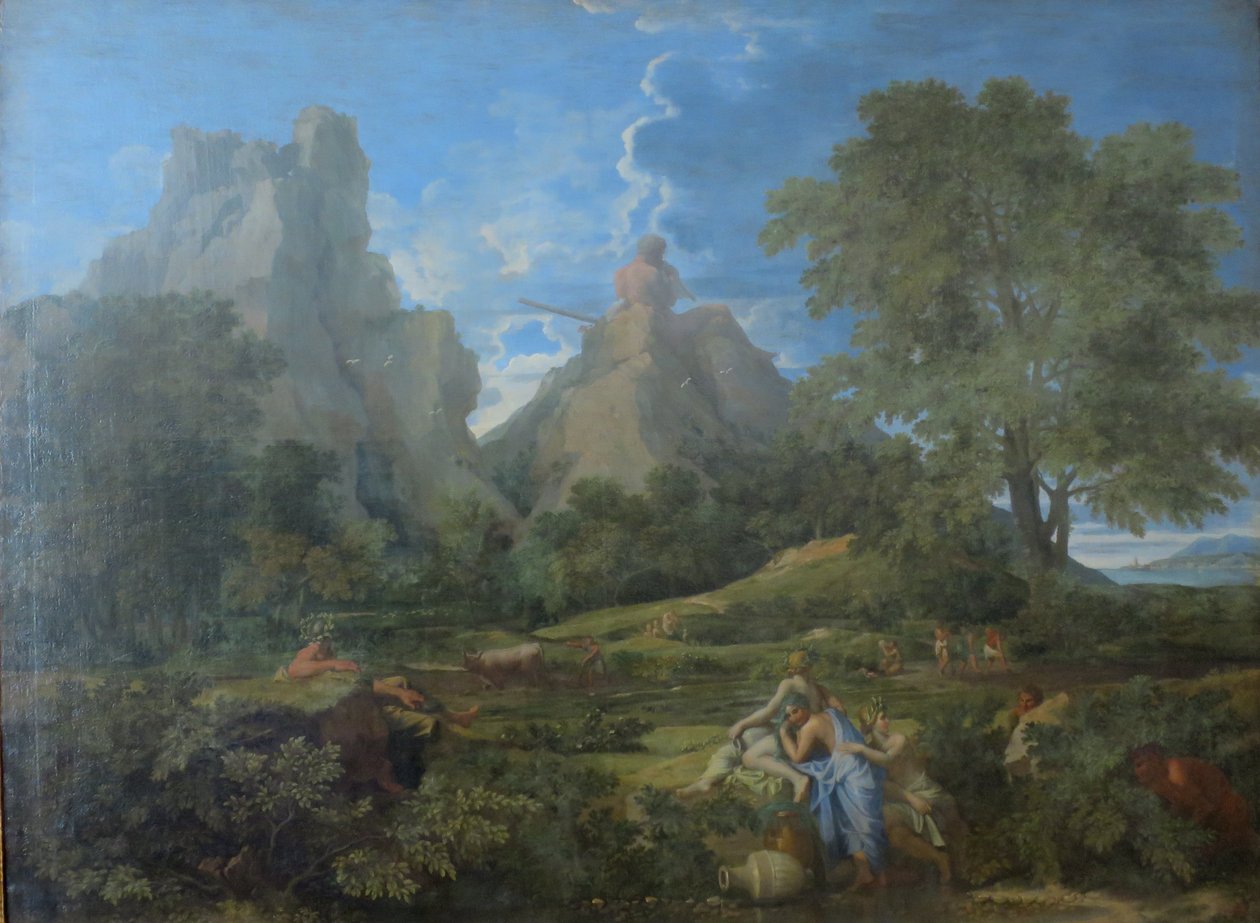 Paisagem, com, polyphemus de Nicolas Poussin