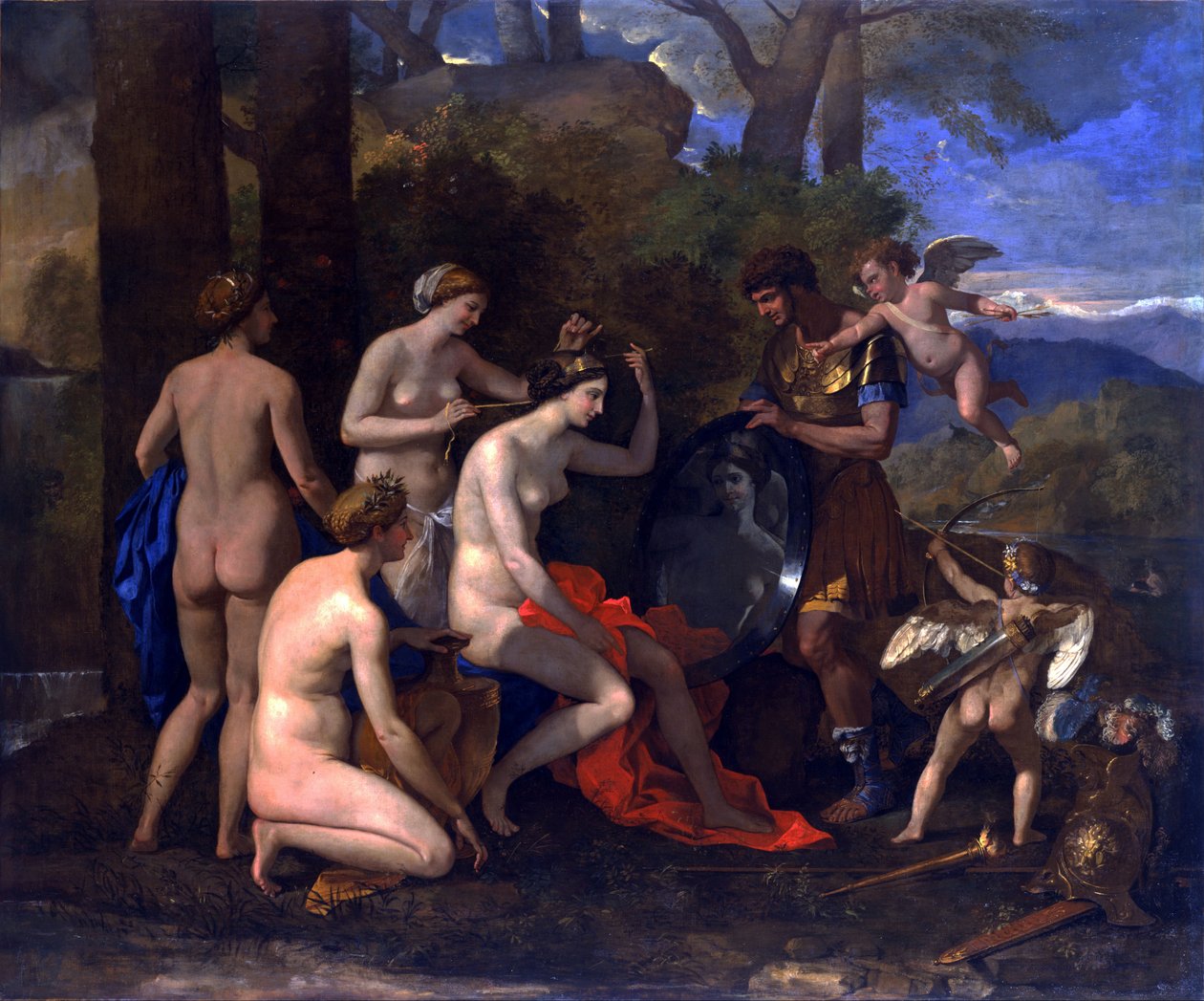 Marte e Vênus de Nicolas Poussin