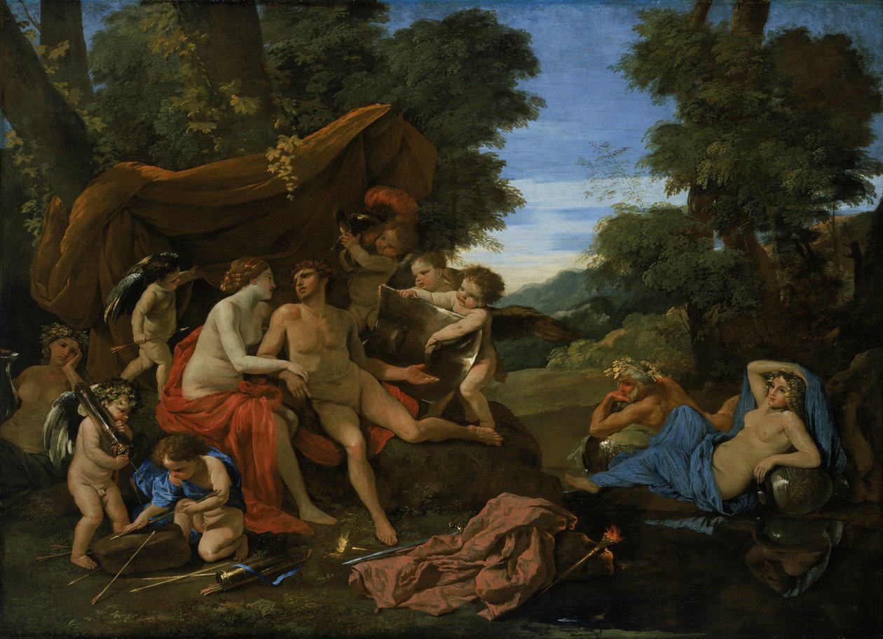 Marte e Vênus de Nicolas Poussin
