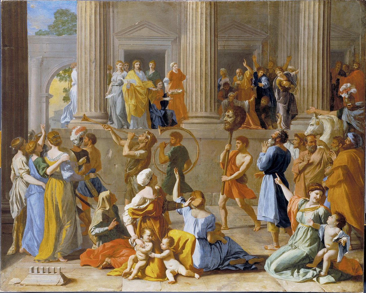 O triunfo de Davi de Nicolas Poussin