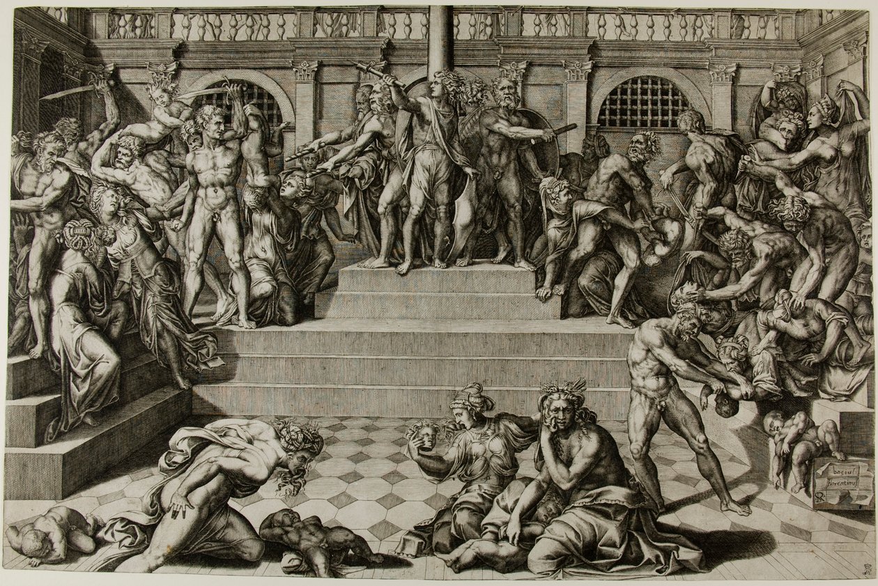 O Massacre dos Inocentes de Nicolas Beatrizet