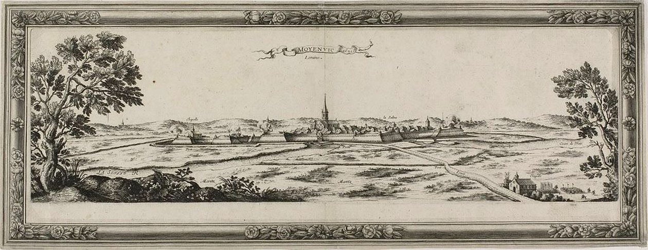Moyenvic, Lorena, 1631 de Nicolas Cochin
