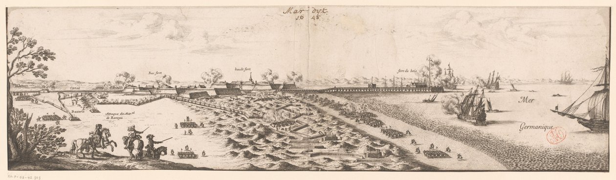 Mapa de Mardijk, 1645 de Nicolas Cochin