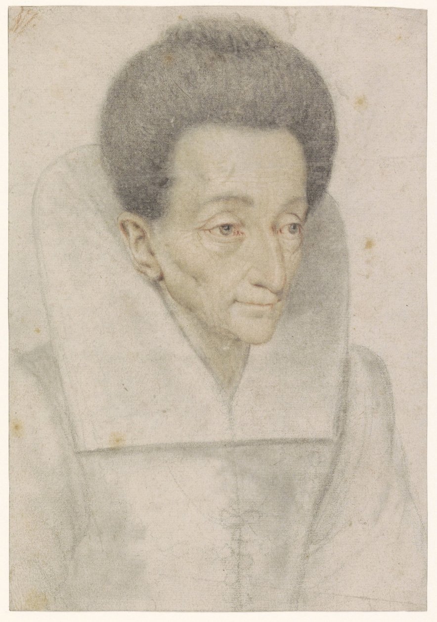 Retrato de uma velha de Nicolas Lagneau