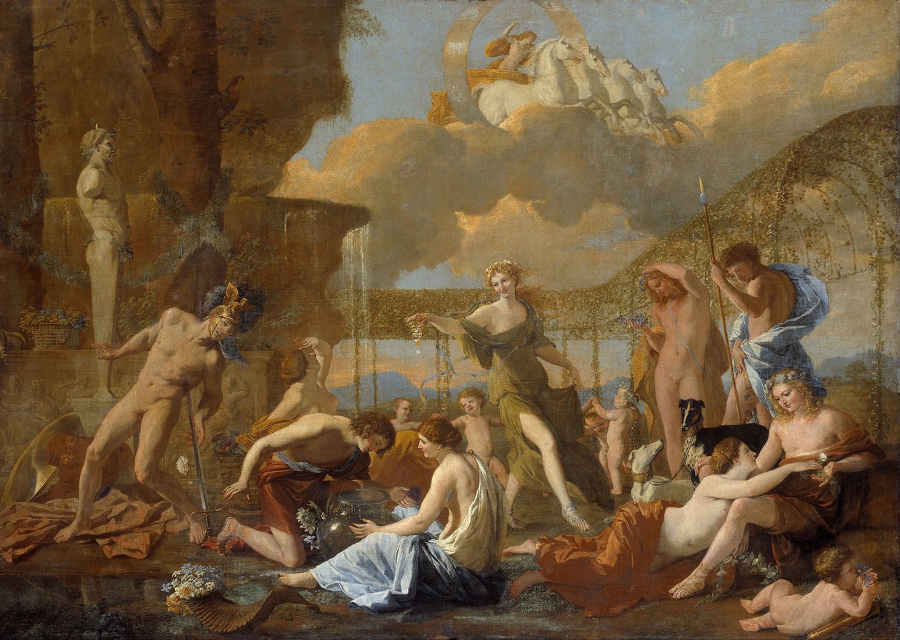 O Império da Flora, 1631 de Nicolas Poussin