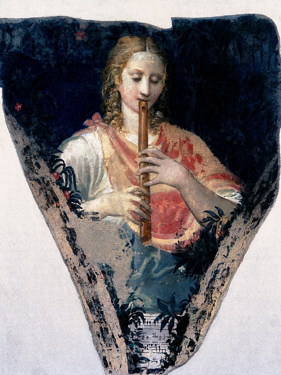 Figuras de músicos de Nicolo dell Abate