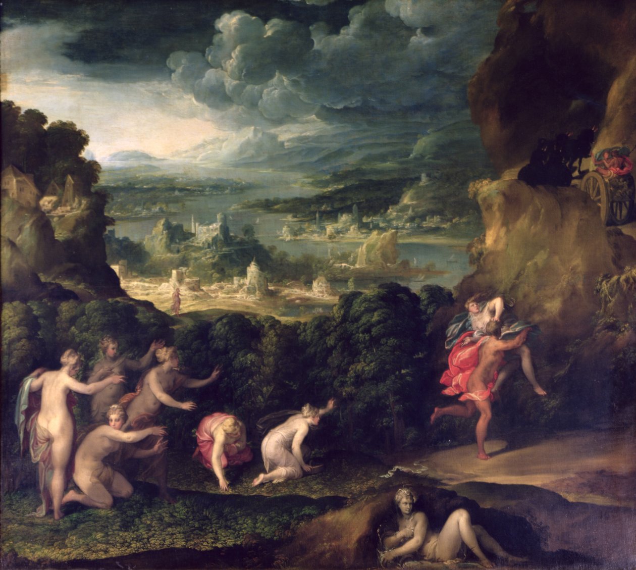 O rapto de Proserpina de Nicolo dell Abate