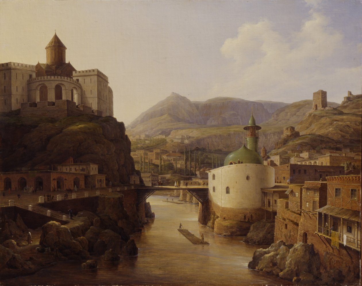 Vista de Tíflis, 1839 de Nikanor Grigoryevich Chernetsov