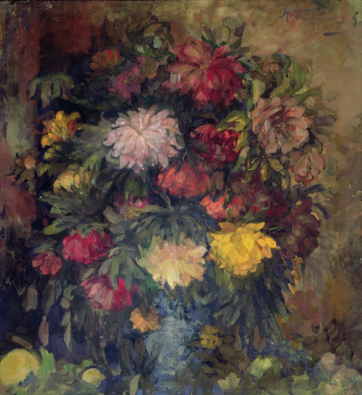 Peônias, 1908 de Nikolaj Nikolaevic Sapunov