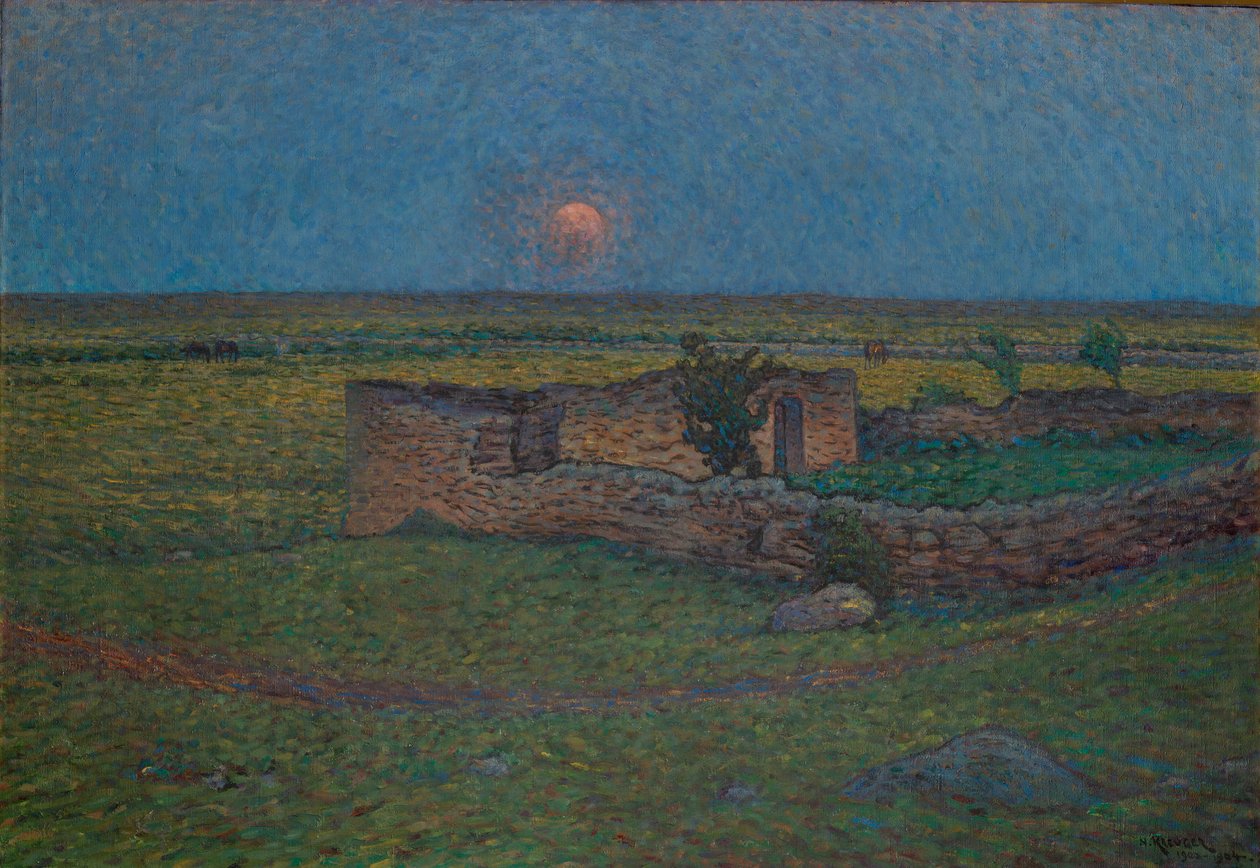 O nascer da lua em Öland de Nils Kreuger