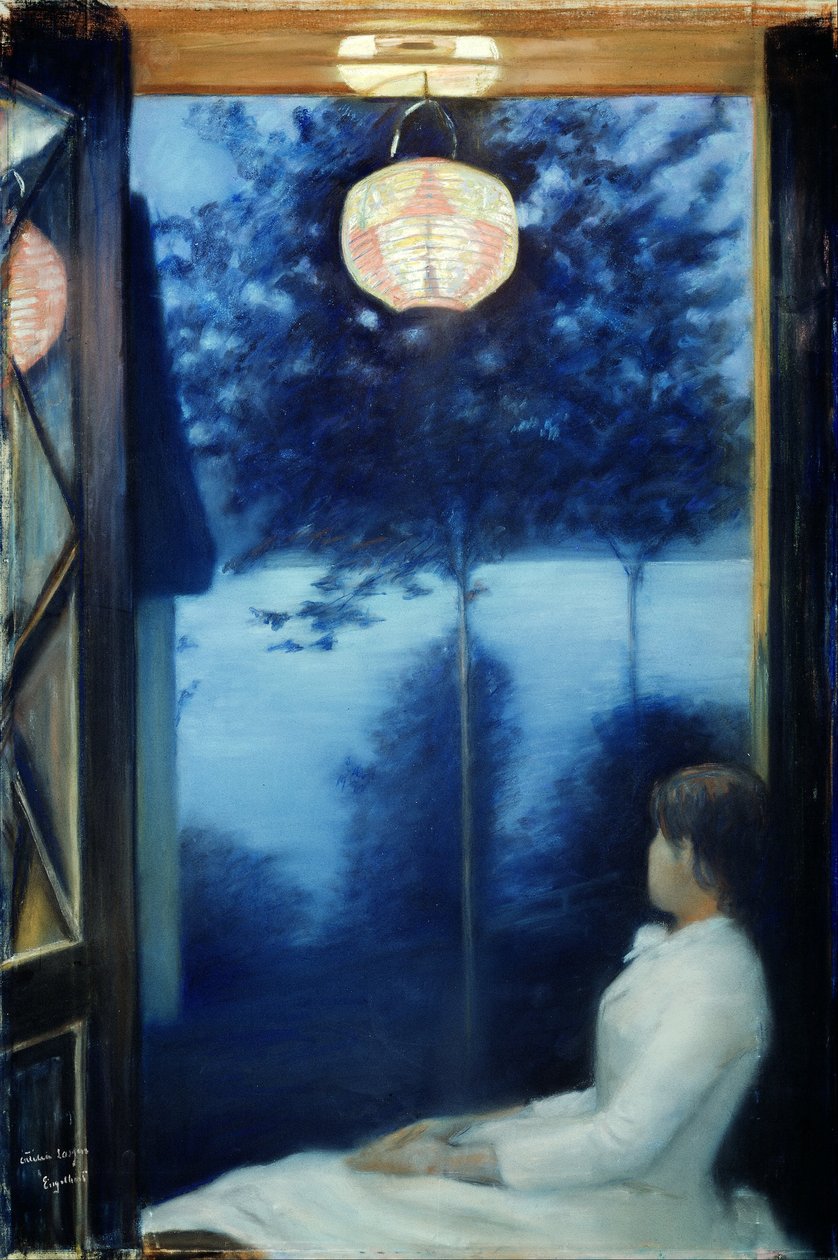 Uma lanterna japonesa de Oda Krohg