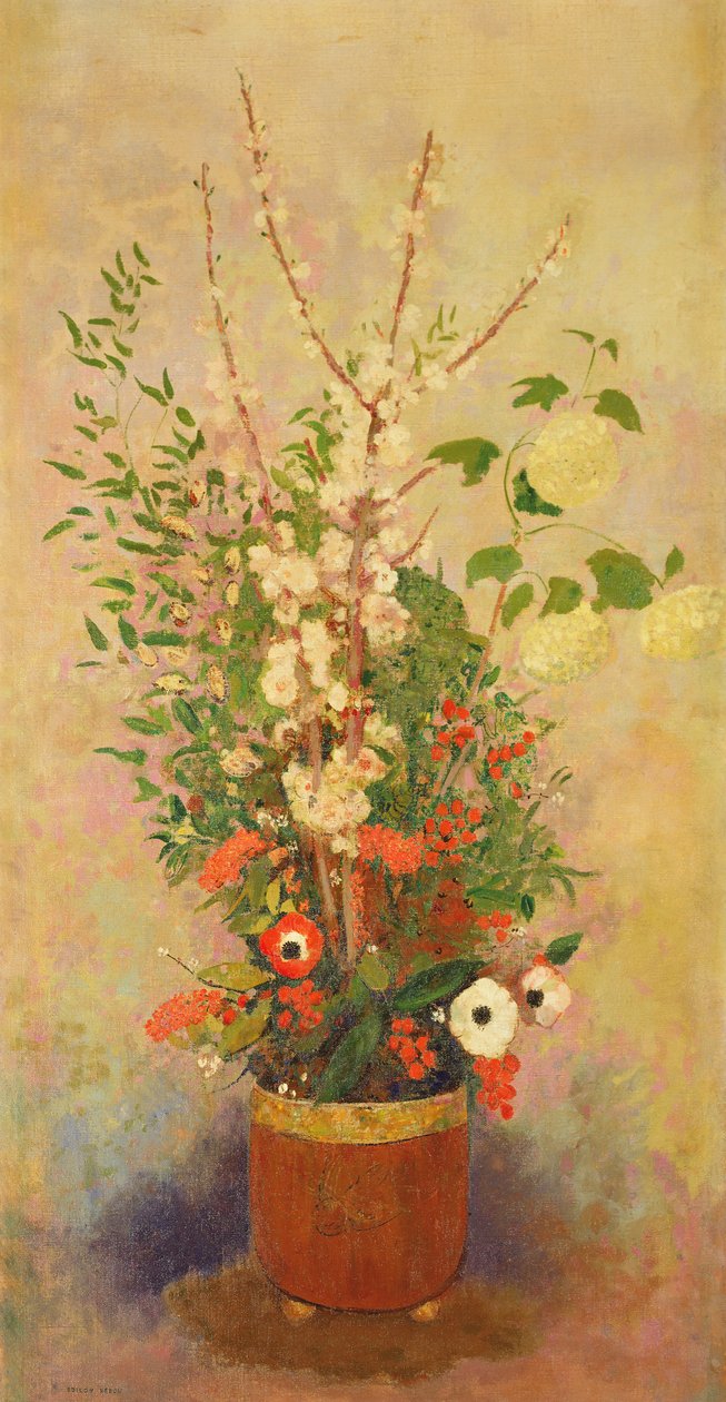 Flores, c.1905-6 de Odilon Redon