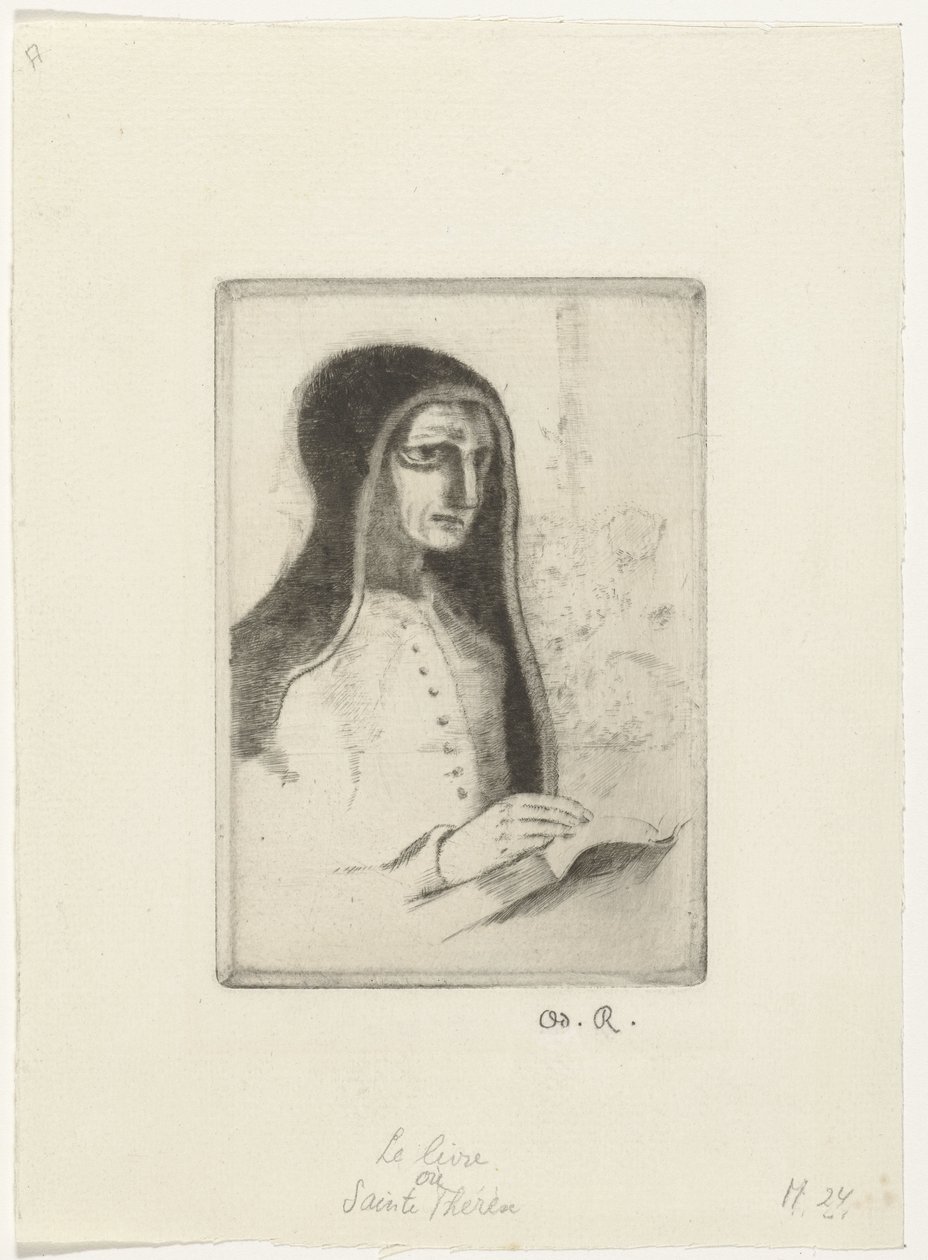 Livro O Livro (Santa Teresa) de Odilon Redon
