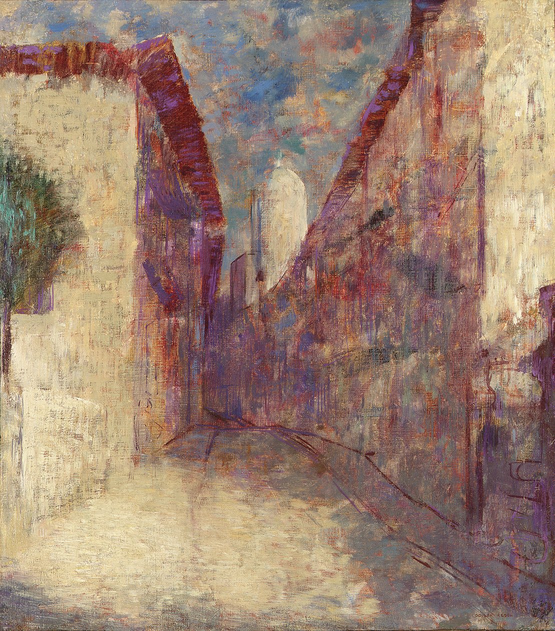 Rua em Fontarabie de Odilon Redon