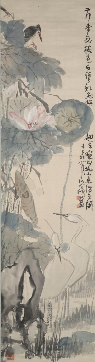 Garças por Lotus de Okuhara Seiko