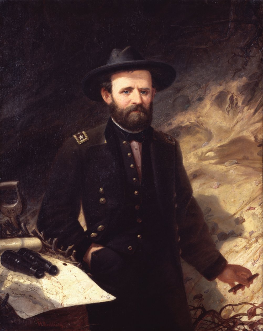 Retrato de Ulysses S. Grant de Ole Peter Hansen Balling