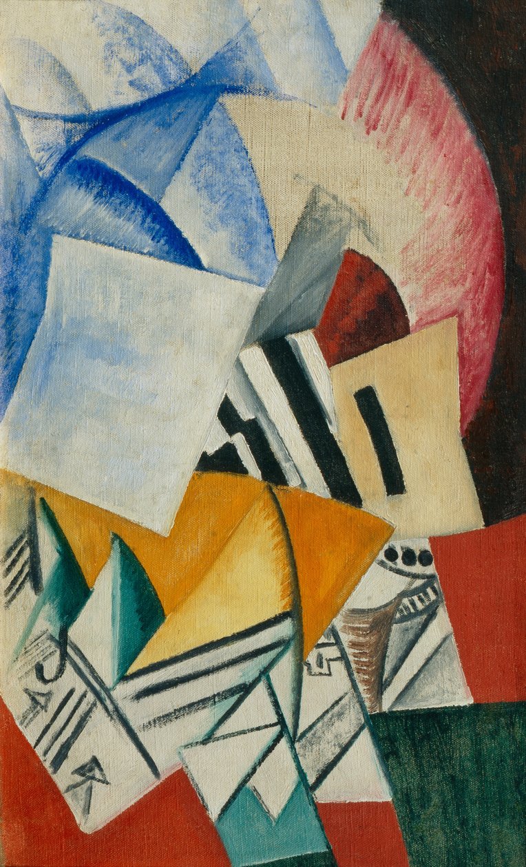 O Armário, 1918 de Olga Rozanova