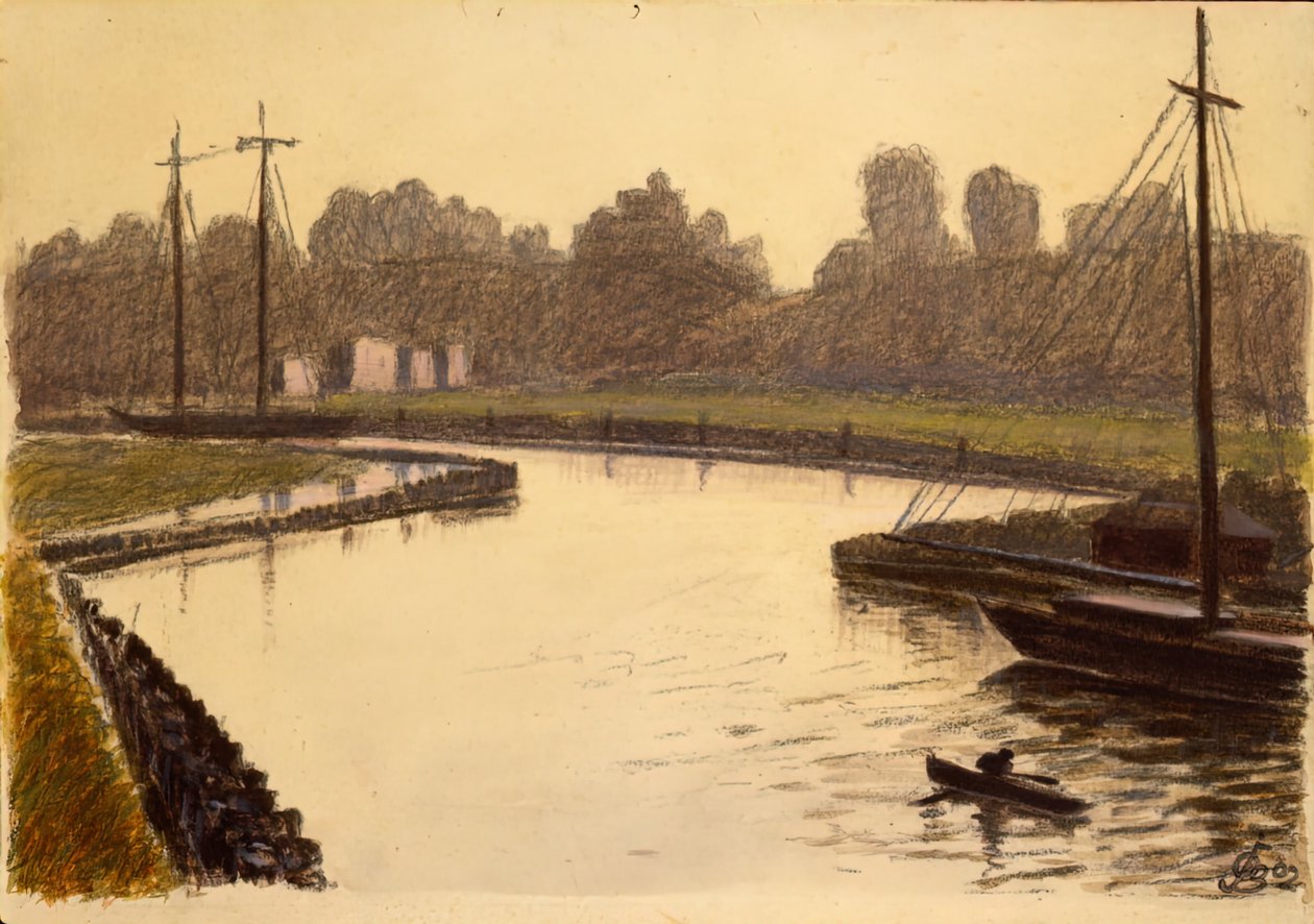 Sem título, 1902. de Oscar Bluemner