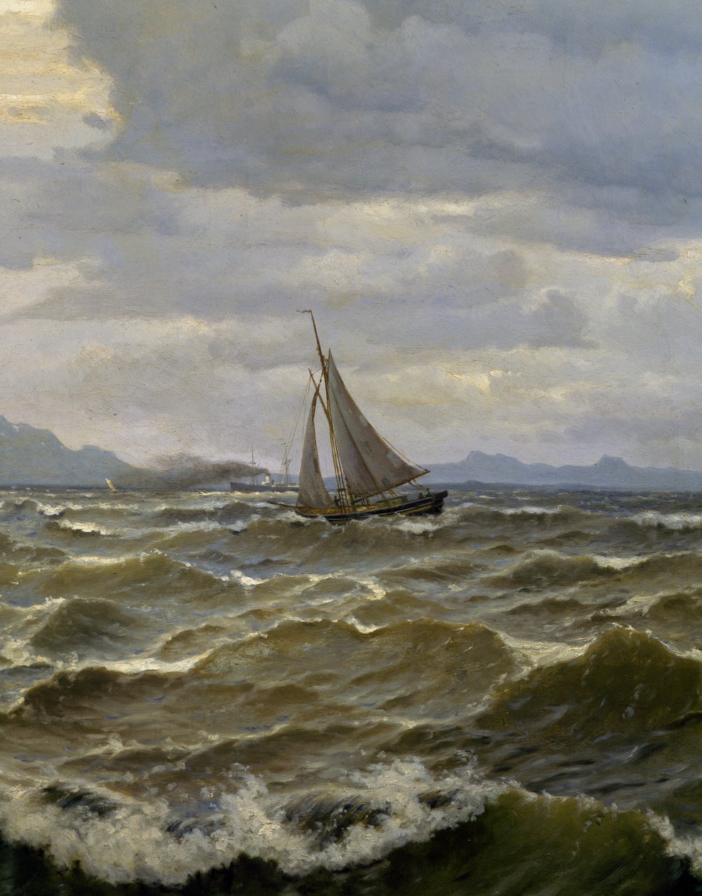 Navios no mar de Oscar Kleineh