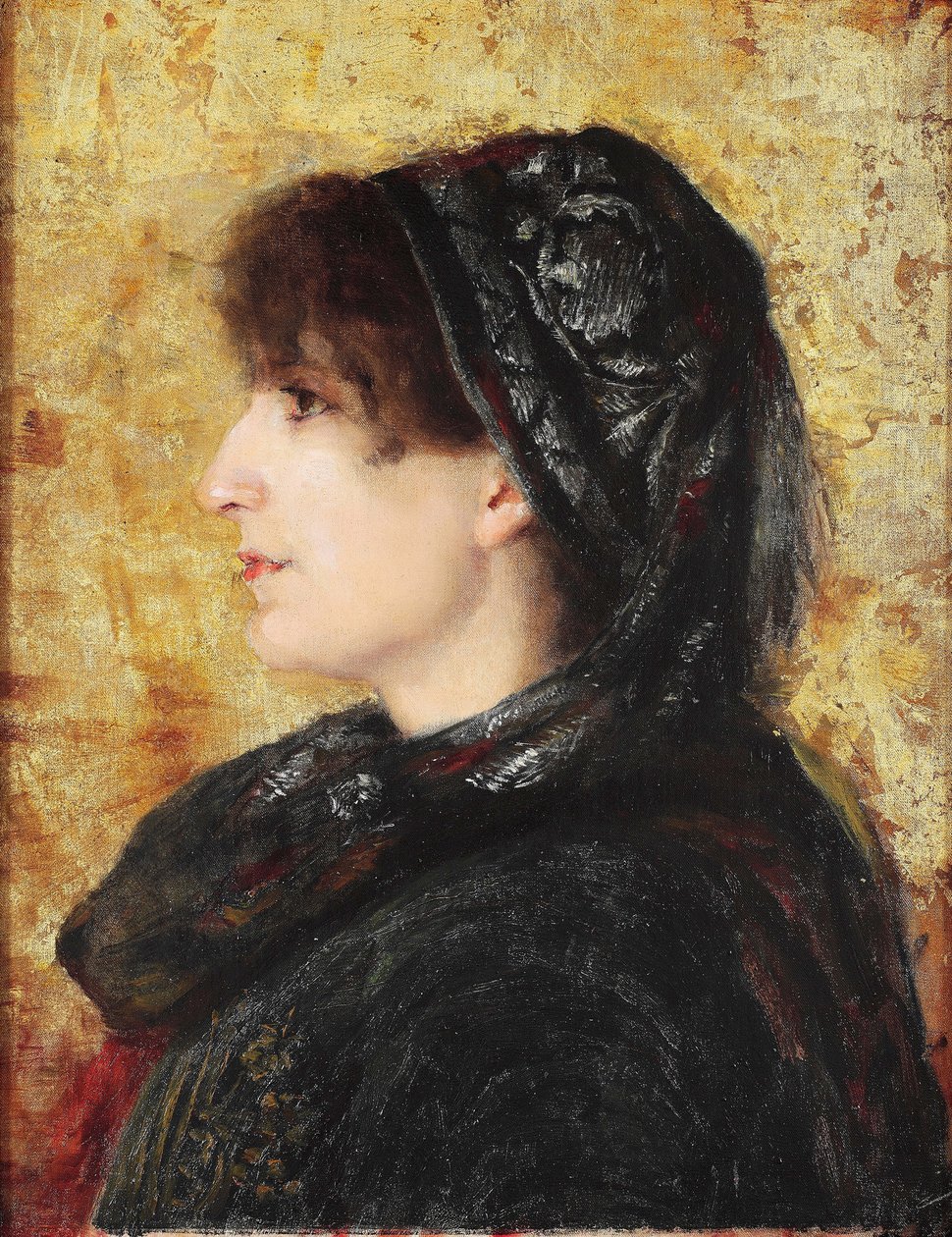 Retrato de Naile Hanim de Osman Hamdi Bey