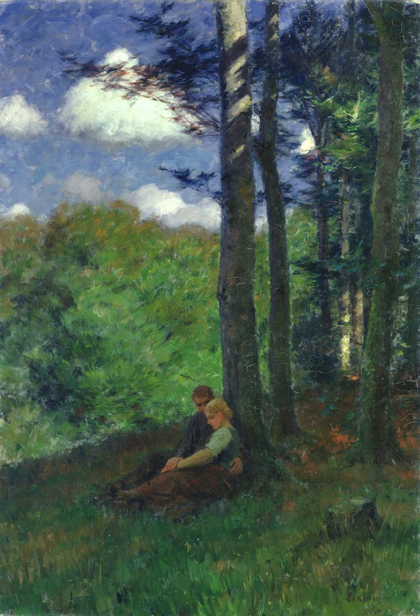Amor Jovem, 1898 de Otto Eckmann
