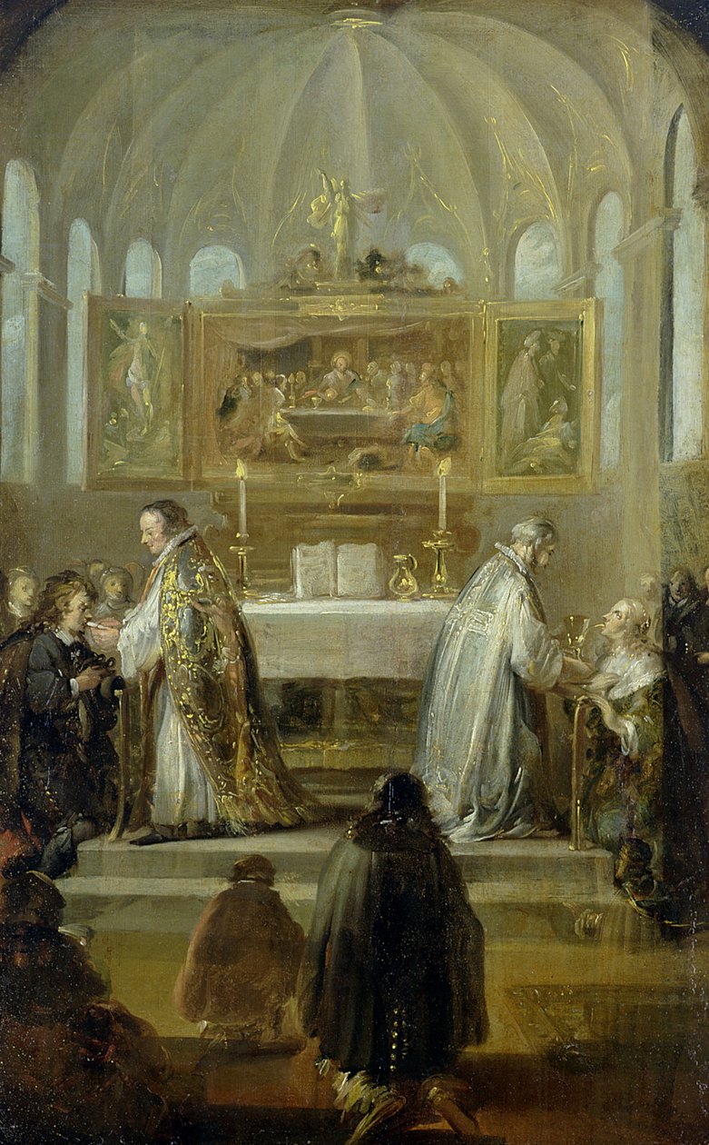 A comunhão, 1649-51 de Otto Wagenfeldt