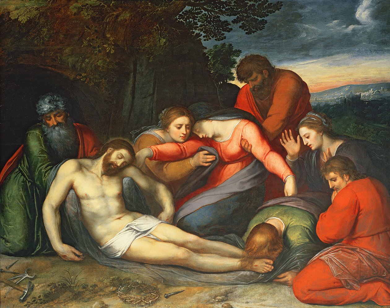 A lamentação de Cristo de Otto van Veen