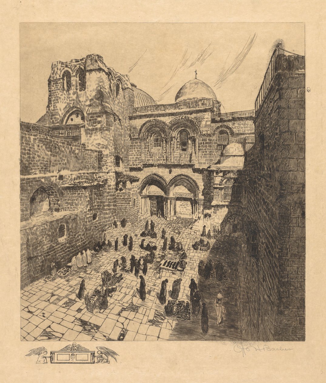 Igreja do Santo Sepulcro, Jerusalém. de Otto H. Bacher