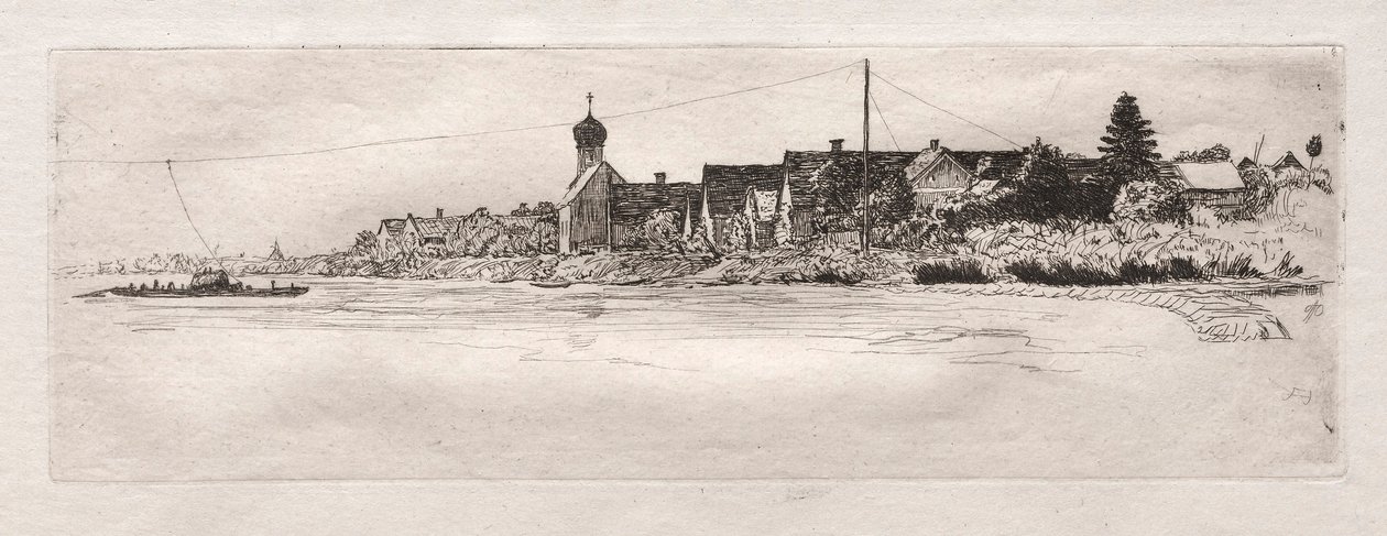 Balsa em Schwabel Weiss, 1879. de Otto H. Bacher
