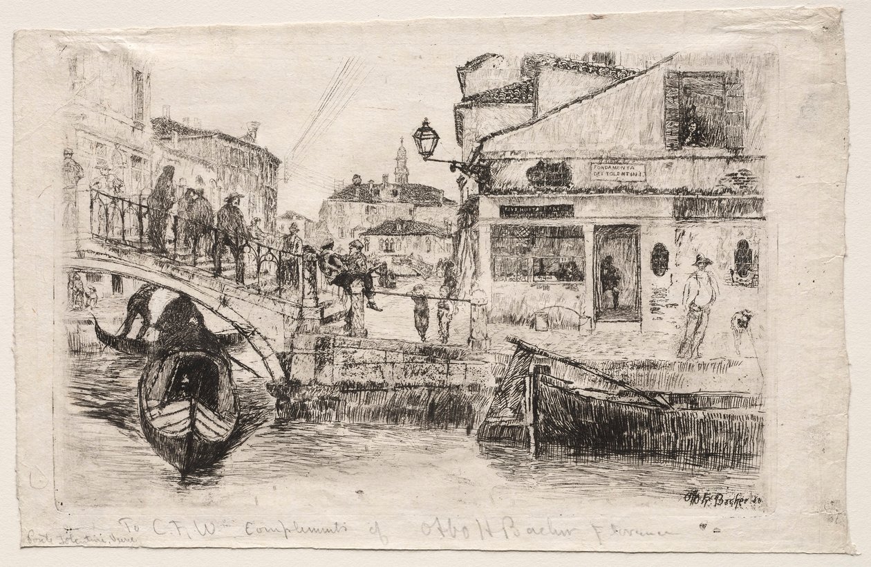 Ponte Tolentina, 1880. de Otto H. Bacher