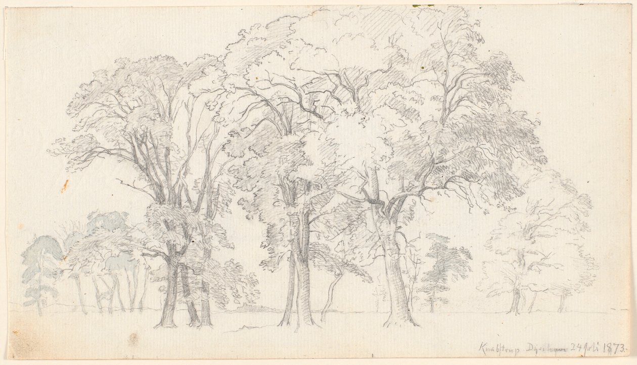 Lote de Knabstrup Dyrehave. de P.C. Skovgaard